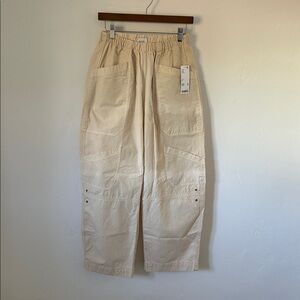 Cream Cargo Pants